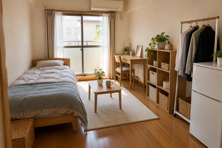 1R・1Kのお部屋のイメージ
